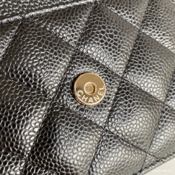 First Bag Ru CHAIN CAVIAR EDITION WALLET NEW CHANEL 0815